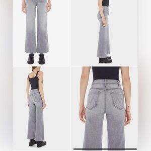 Mother The Hustler Roller Ankle wide leg jeans in Chateau Secrets - size 27